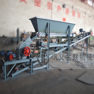 粉煤機發往甘肅平涼_給料破碎輸送一體機發貨圖片