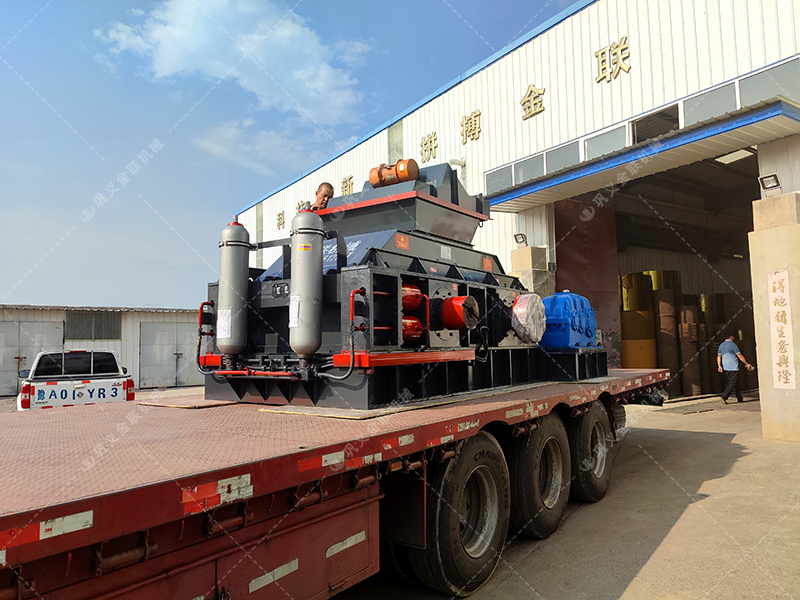 新型液壓對輥制砂機工作效率高嗎？工作原理介紹